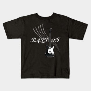 BASS, GUITAR, BASSIST Kids T-Shirt